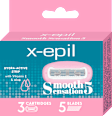 Női borotvabetét Smooth Sensation 5 pengés X-Epil