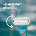 Eldobható női borotva Extra Comfort Sensitive Gillette Venus