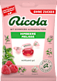 Bonbons Schweizer Alpenkräuter Himbeere Melisse zuckerfrei Ricola