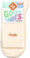 Crew Socken mit spicy-Stickerei beige Gr. 35-38 nur die