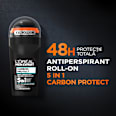 Deodorant roll-on CARBON PROTECT L'ORÉAL PARiS MEN EXPERT