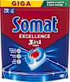 Kapsule za strojno pranje posuđa Excellence 3in1 Somat