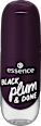 Gélový lak na nechty - 84 Black Plum & Done essence
