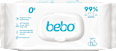 Влажни кърпи с 99% вода (0+ месеца) bebo