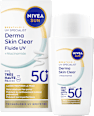 Sonnenfluid Gesicht derma skin clear UV Fluid mit Niacinamid, LSF 50+  NIVEA SUN
