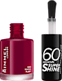 Lac de unghii 60 Seconds Super Shine 320 Rapid Ruby RIMMEL LONDON