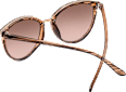 Sonnenbrille Damen Holzoptik-Muster SUNDANCE