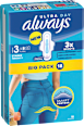 Ultra-Binden Day Long Plus 3 mit Flügeln, Big Pack always