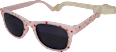 Sonnenbrille Kids rosa mit roten Herzen SUNDANCE