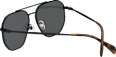 Sonnenbrille Erwachsene Pilotenbrille schwarzes Gestell SUNDANCE