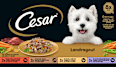 Nassfutter Hund Landküche Vielfalt in Sauce, Multipack (8x150 g) Cesar