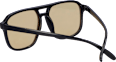 Sonnenbrille Erwachsene schwarzes Gestell, beigefarbene Gläser SUNDANCE