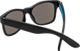 Sonnenbrille Kids, schwarzes Gestell, blau-schwarze Bügel SUNDANCE