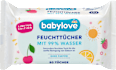Feuchttücher mit 99 % Wasser  babylove