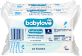 Vlažni robčki z 99 % vode, 4 x 80 kos babylove