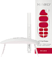 UV Nagelfolien Pediküre Premium Gel Strips Starter Set Cherry Bomb Maniko