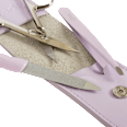 Maniküre-Etui Travel rosa 3tlg Credo