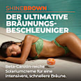 Bräunungsbeschleuniger Creme shine brown mit Beta Carotin Byrokko