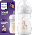 Babyflasche Natural Response weiß/Giraffe, ab dem 3. Monat, 260 ml PHILIPS AVENT