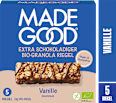Müsliriegel, Chocolate Drizzled, Granola Bars, Vanilla Flavour (5 Stück) Made Good