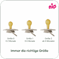 Schnuller Cherry weinrot/beere Gr. 1, 0-6 Monate Nip