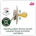 Schnuller Cherry weinrot/beere Gr. 1, 0-6 Monate Nip