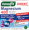 Magnesium 400 + B1 + B6 + B12 + Folsäure 800 Direkt-Granulat 20 St. taxofit