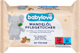 Vlhčené utierky s mandľovým olejom babylove