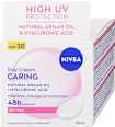Tápláló nappali arckrém Caring FF30 NIVEA