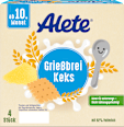 Milchbrei Grieß mit Keks ab dem 10. Monat Alete