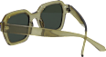 Sonnenbrille Erwachsene grün-braunes eckiges Gestell SUNDANCE