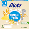 Abendbrei Grieß Vanille ab dem 10. Monat, 4x100g Alete