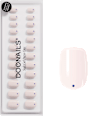 Künstliche Nägel, Soft Gel Press Ons Blue Dots Extra Short Square Doonails