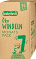 Windeln Öko Gr. 7 xxl (16+ kg), (4x24 St) Monatspack babylove