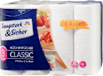 Küchentücher Classic 3-lagig (8x64 Blatt) Saugstark&Sicher