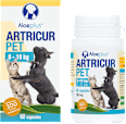 Dopolnilna hrana za pse in mačke, kapsule za sklepe in mišice Artricur Pet (0-10 kg) Aloeplus