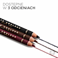 Kredka do oczu bordowa Haute Couleur Bordeaux Cashmere Matte L'ORÉAL PARiS