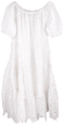 Tunika – bijela s vezom, vel. L – XL HOOT