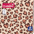Serviette "Leo Heart" 25x25cm Profissimo