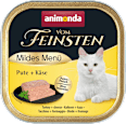 Nassfutter Katze mit Pute & Käse, mildes Menü animonda VOM FEINSTEN