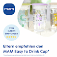 Trinkbecher Easy to Drink grün/beige, ab 8. Monat, 290 ml mam