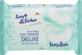 Deluxe vlhčený toaletní papír Sensitive Sanft&Sicher