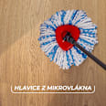H2PRO třásňový rotační mop Vileda