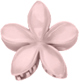 Fermaglio a fiore color rosa Jäneke 1830