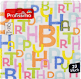 Mintás szalvéta, Happy Birthday 25 x 25 cm Profissimo