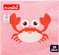 Serviette Krabbe, 33x33cm Profissimo