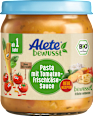 Menü Pasta mit Tomaten-Frischkäse-Sauce ab 1 Jahr Alete