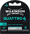 Férfi borotvabetét, Quattro Titanium Sensitive WILKINSON SWORD