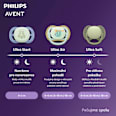 dudlík Soothie, modrý 0-6 m PHILIPS AVENT