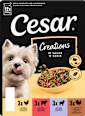 Nassfutter Hund Creations in Sauce, Mulitpack (12x100 g) Cesar